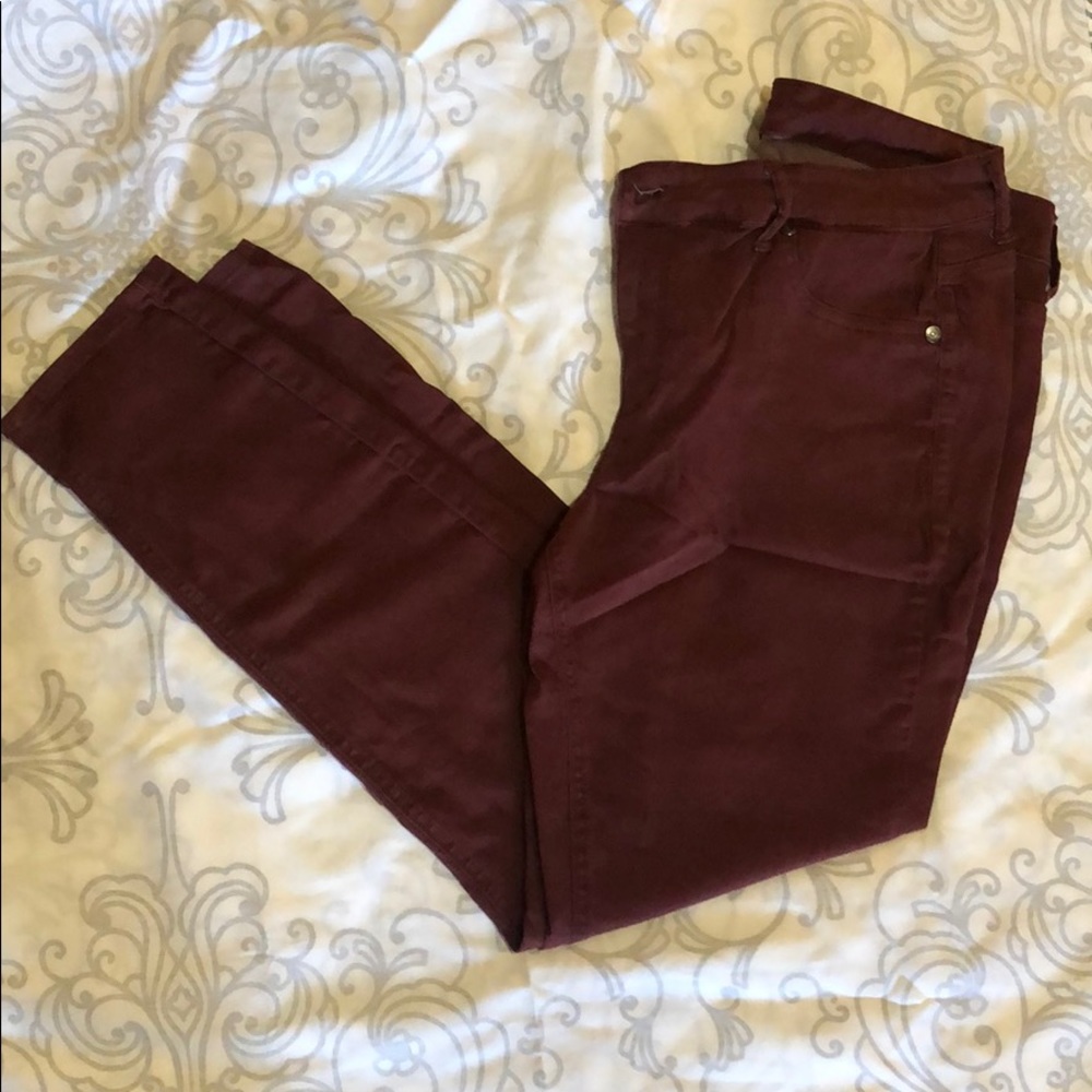 Rust Colored Maurices Jegging